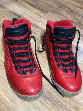 Men’s 2014 Bulls Over Broadway Red Jordan 10’s
